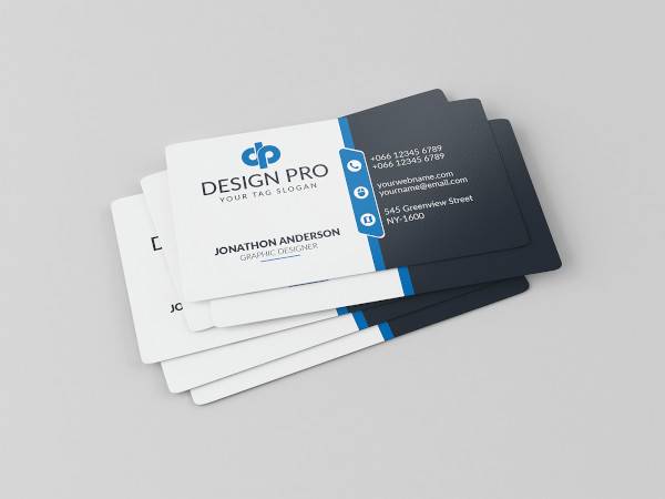 business card template