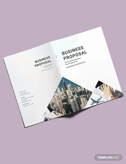 free travel business proposal template