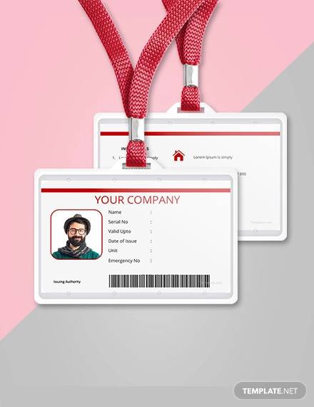 Free 35 Id Card Templates In Psd Eps Ai Ms Word Apple Pages Publisher