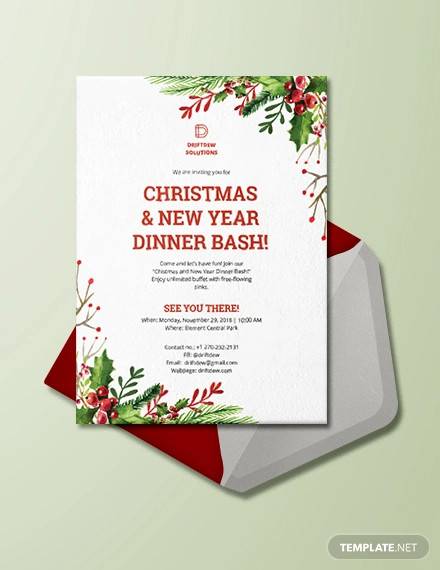 Free Dinner Invitation Templates For Word – Mightyprintingdeals.com