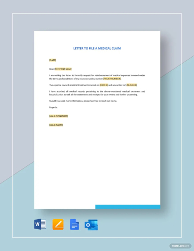 FREE 20+ Sample Claims Letter Templates in PDF, Word, Google Docs, Pages