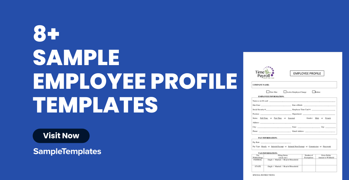 sample employee profile templates