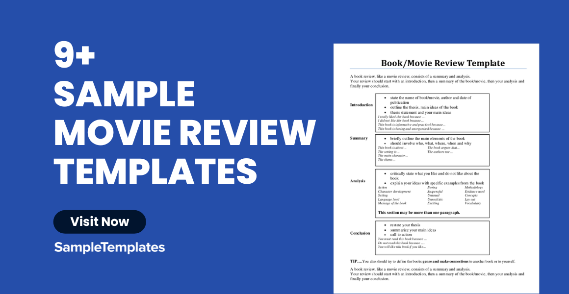 FREE 9+ Sample Movie Reviews in MS Word