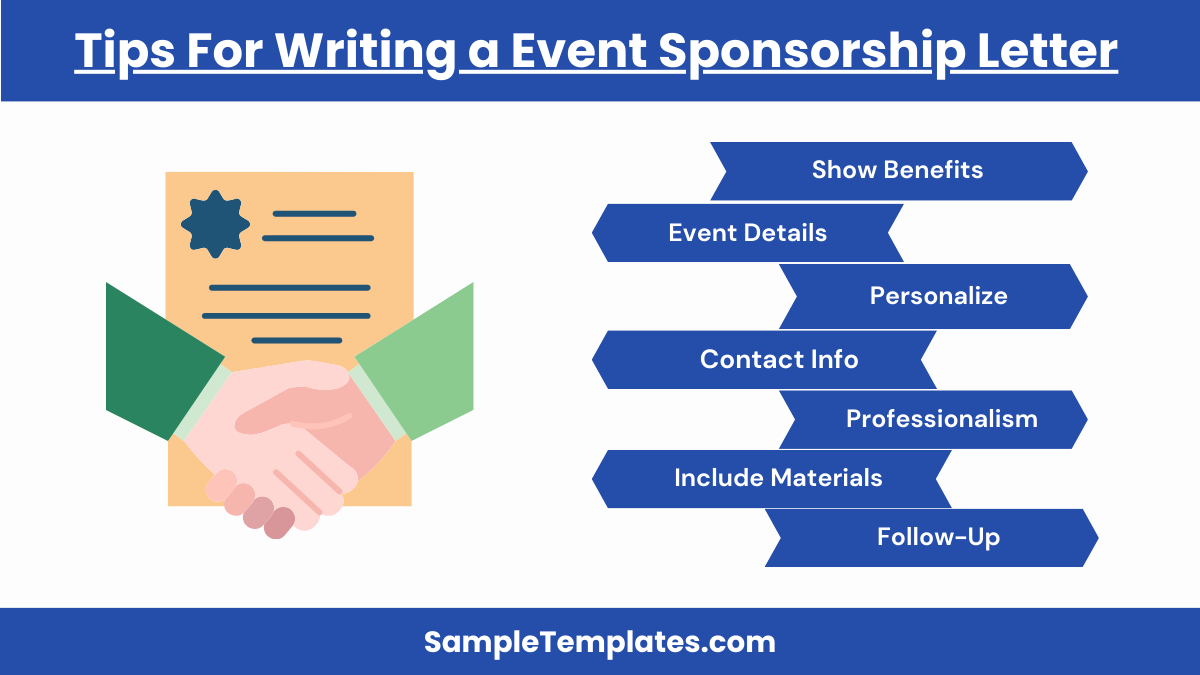 tips for writing a event sponsorship letter