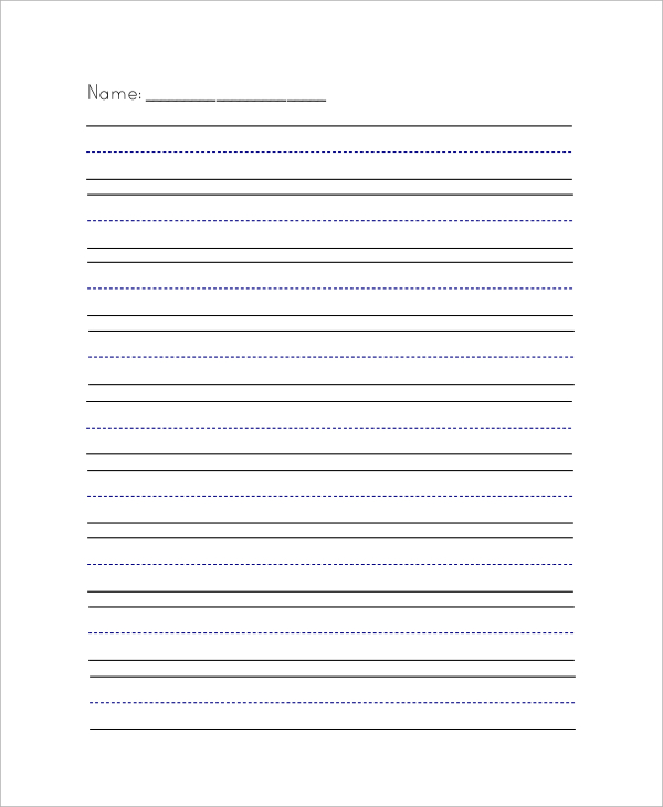 FREE 7+ Sample Lined Paper Templates in PDF MS Word