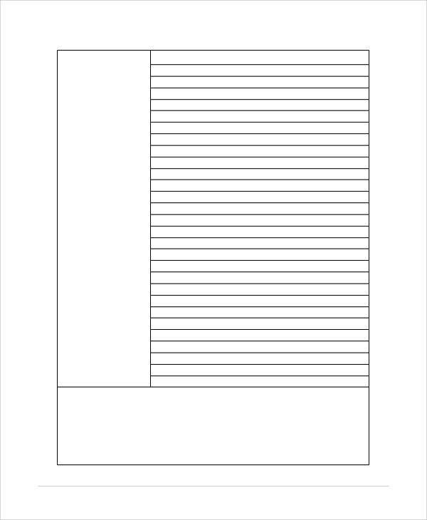 free 7 sample lined paper templates in pdf ms word