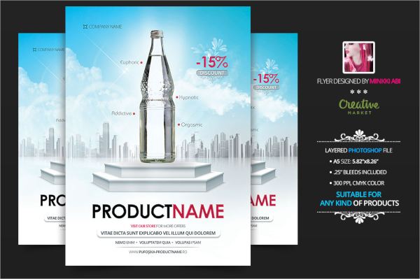 FREE 18+ Product Flyer Templates in MS Word | PSD | AI | Publisher