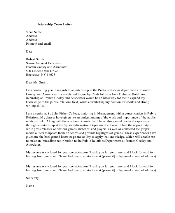 FREE 7 Sample Professional Cover Letter Templates In PDF MS Word