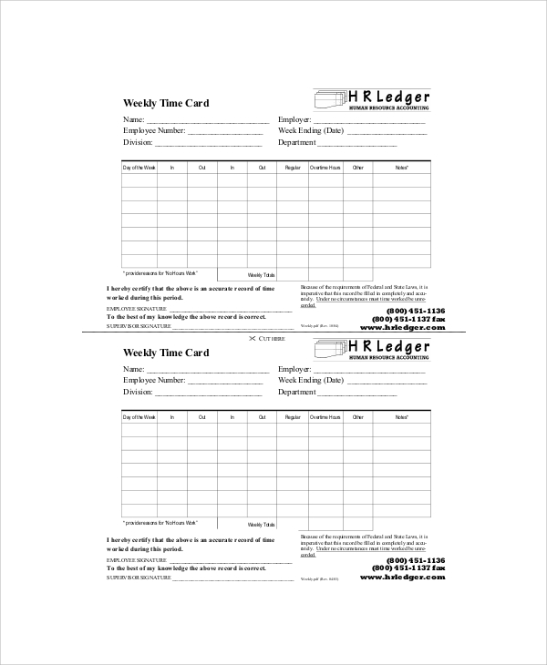 free-8-sample-time-card-templates-in-ms-word-pdf