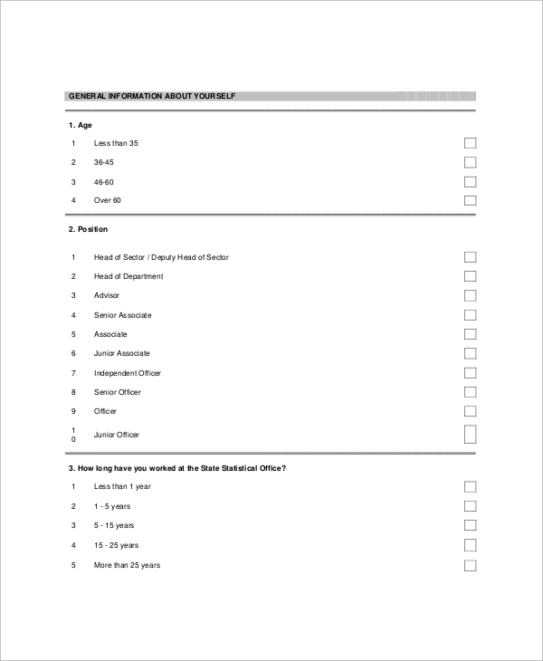 employee satisfaction survey sample