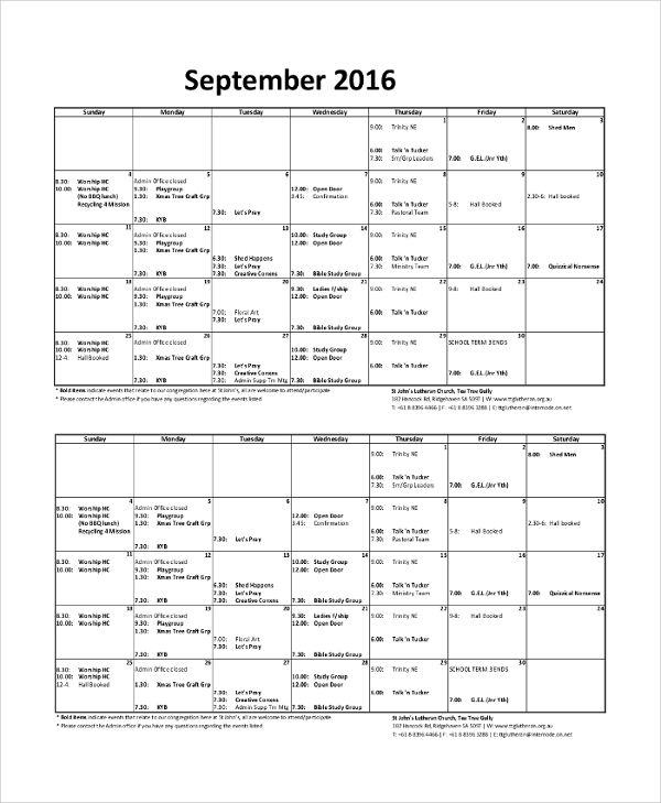 FREE 23 Sample Event Calendar Templates In PDF MS Word Google Docs FREE 23 Sample Event Calendar Templates In PDF MS Word Google Docs