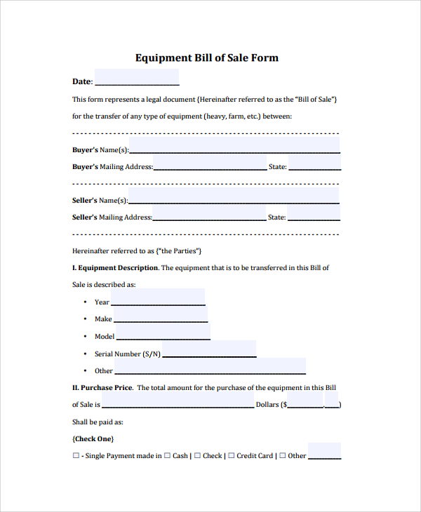 free-6-sample-equipment-bill-of-sale-templates-in-pdf-ms-word