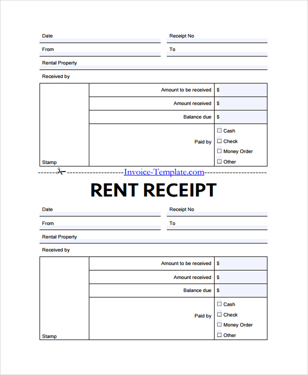rent invoice