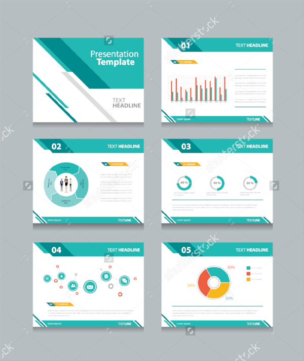 vector marketing presentation template