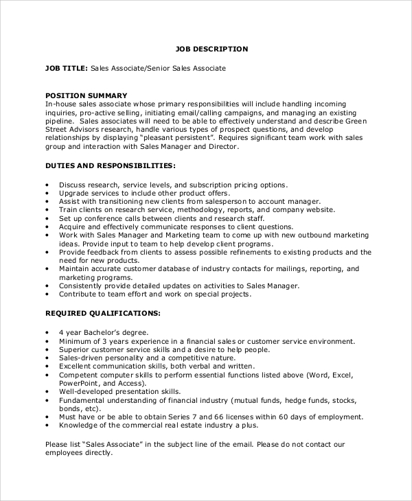 sales-job-description-template-business