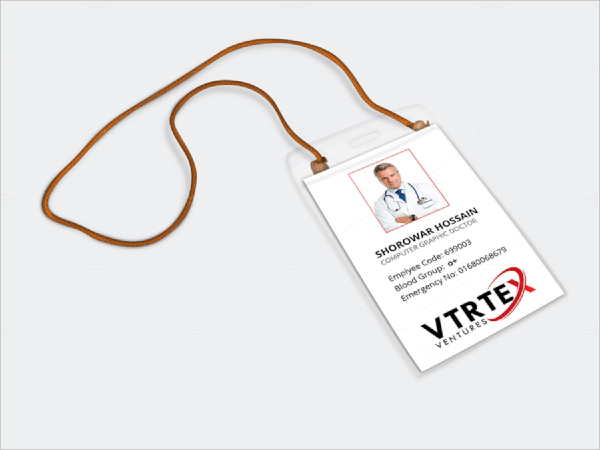 professional id card template