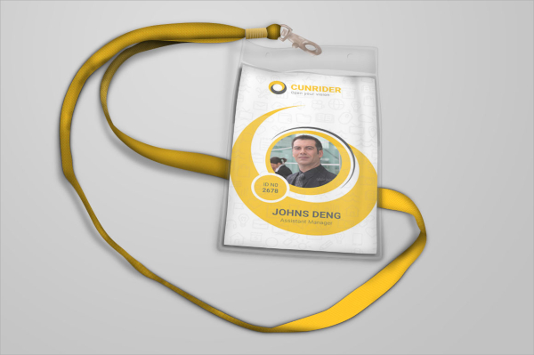content marketing office id card