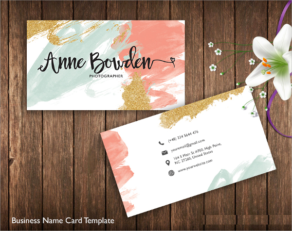 FREE 7 Sample Name Card Templates In PSD EPS