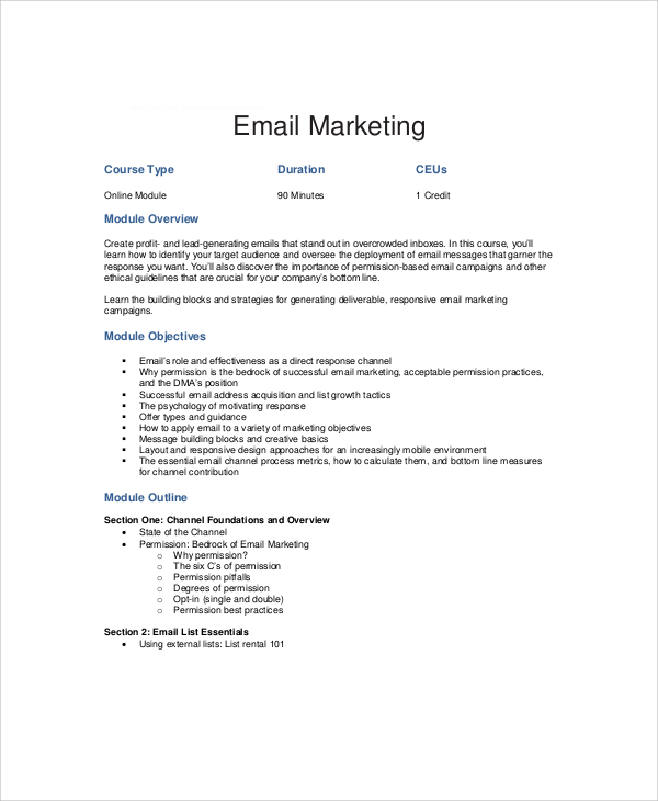 basic email marketing