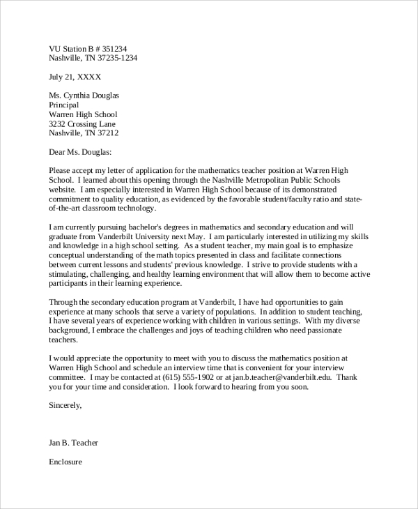How To Structure A Cover Letter For Job Application Jimnear