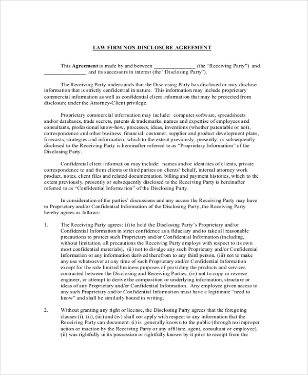 Confidential Disclosure Agreement Template from images.sampletemplates.com