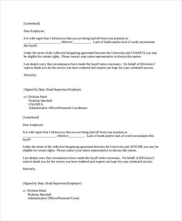 Termination Letter From Employer from images.sampletemplates.com