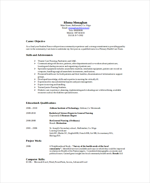 professional nursing resume1