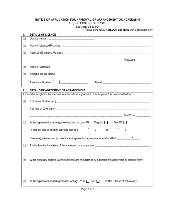 profit sharing agreement doc