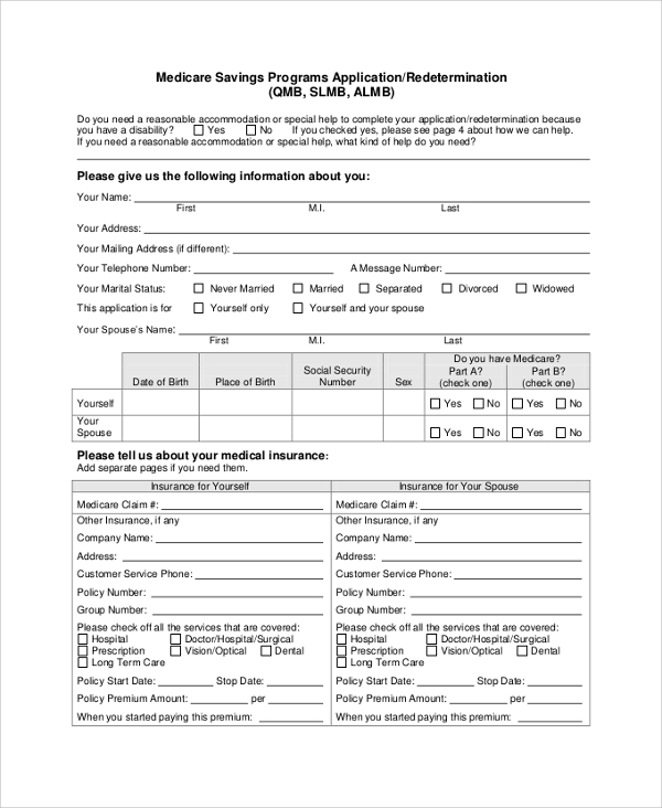 How To Fill Out Medicare Part B Application