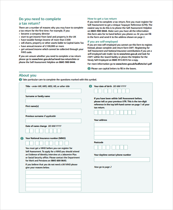 FREE 9 Sample Self Assessment Forms In PDF Word Excel