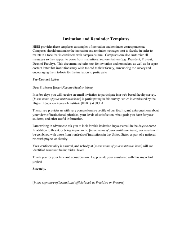 FREE 7 Sample Reminder Emails In PDF
