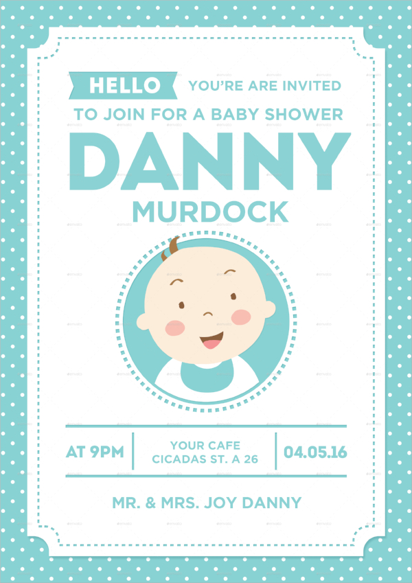 printable baby shower invitation