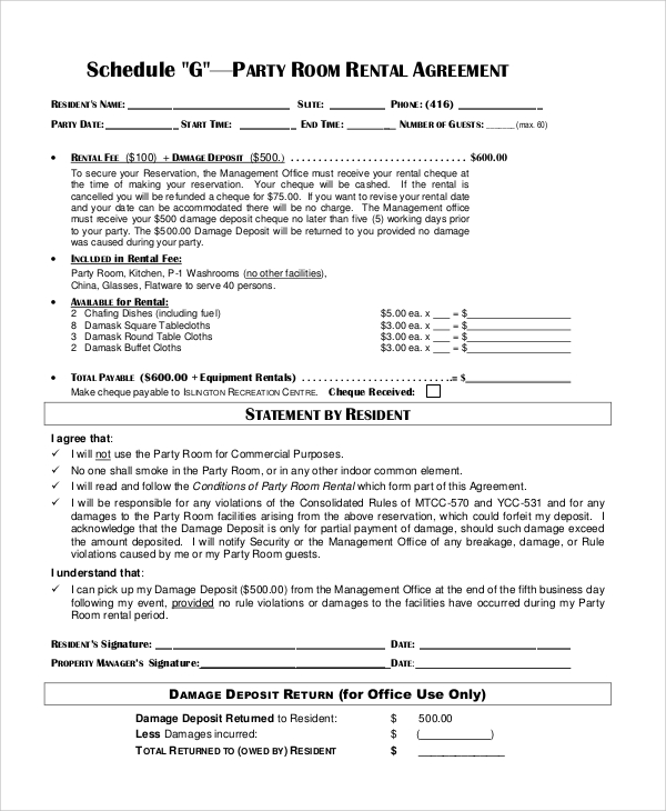 printable-party-rental-contract-template