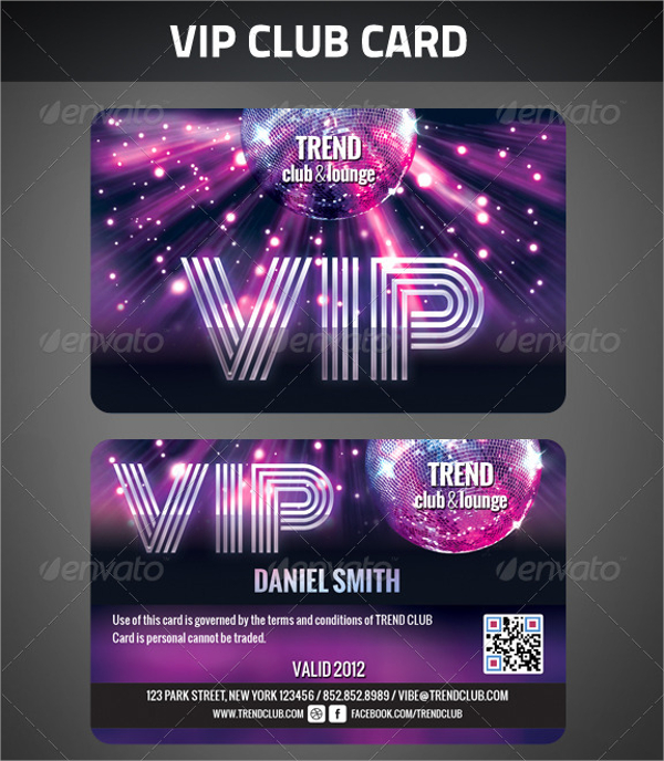 membership cards template free download