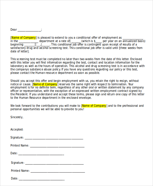 conditional employment offer letter1
