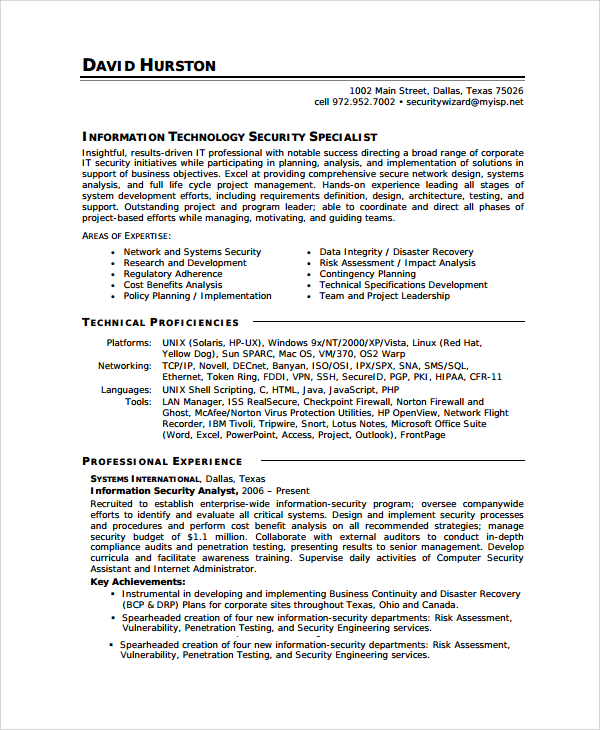 security-resume-objective-statement-examples-resume-example-gallery