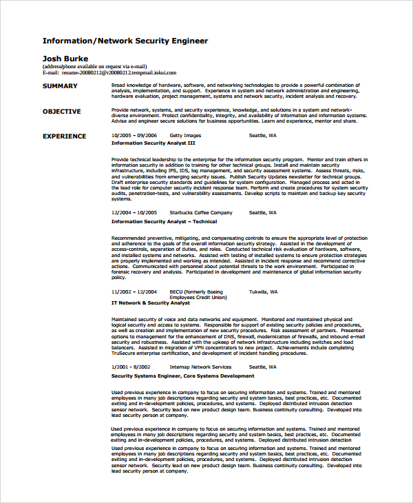 Thesis Help Precision Consulting Network Security Analyst Resume