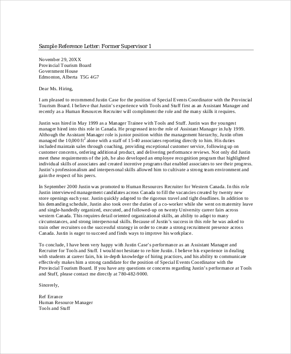 Professional Reference Letter Template Free from images.sampletemplates.com