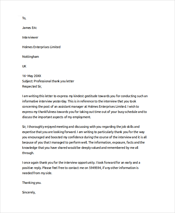 FREE 6+ Sample Professional Reference Letter Templates in ...