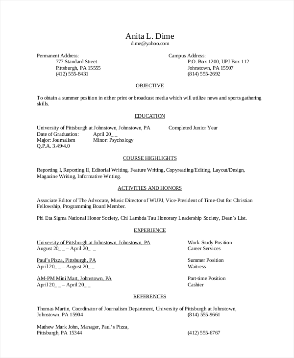 objective-for-resume-for-high-school-studentfree-resume-builder-http