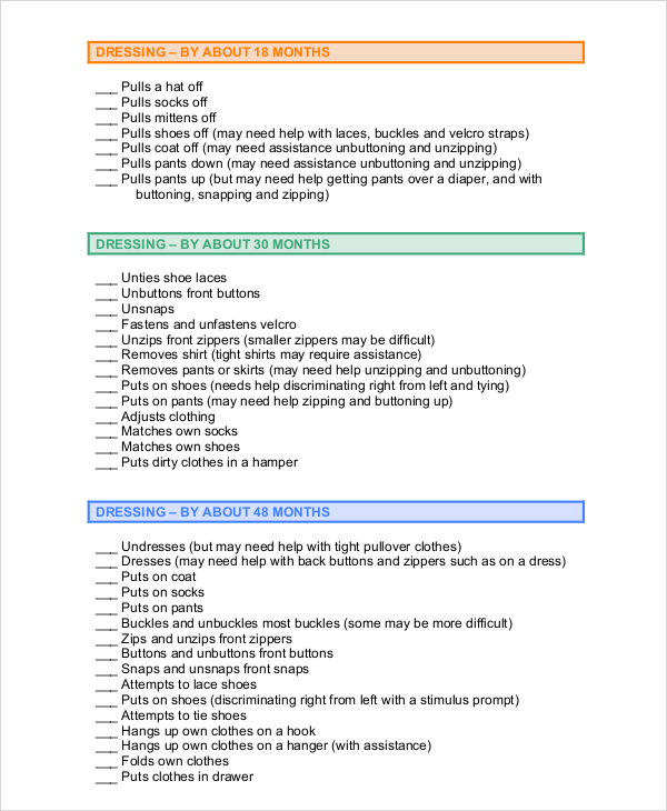 self care skills assessment