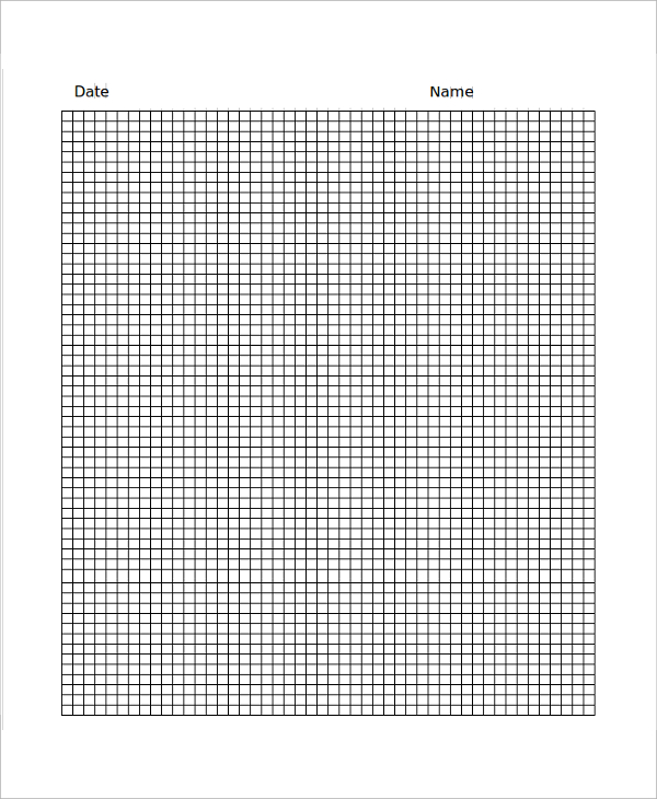 excel printable graph paper