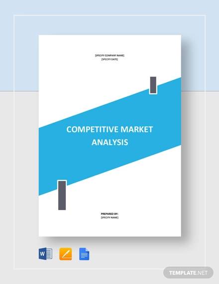 competitive market analysis template