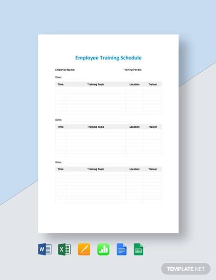 Free 12 Sample Employee Schedules In Ms Word Pdf