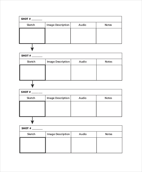 commercial storyboard sample