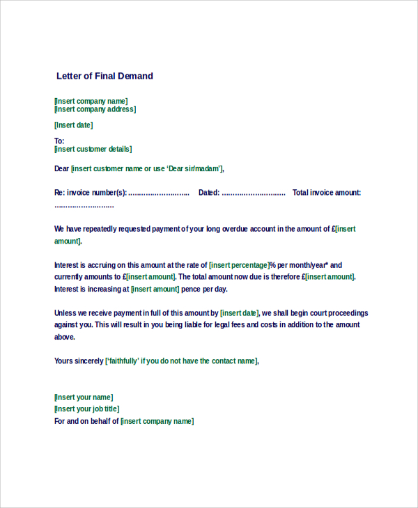 final-letter-of-demand-template-free-printable-templates