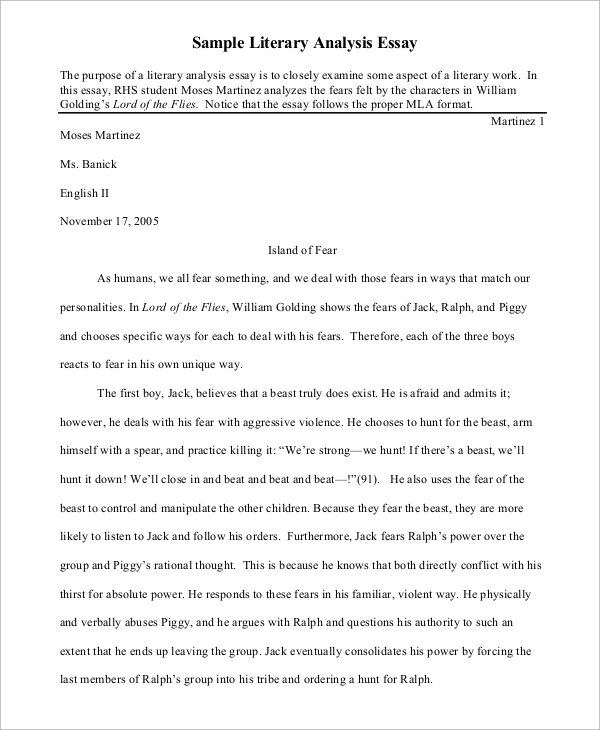 examples of an essay pdf