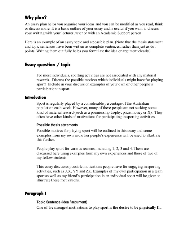 FREE 16+ Sample Essay Templates in PDF