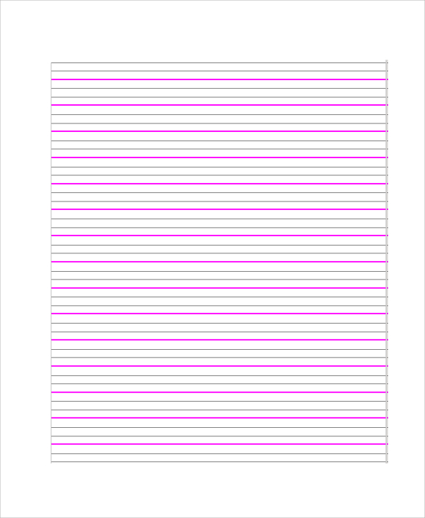 free 7 printable lined paper samples in pdf ms word