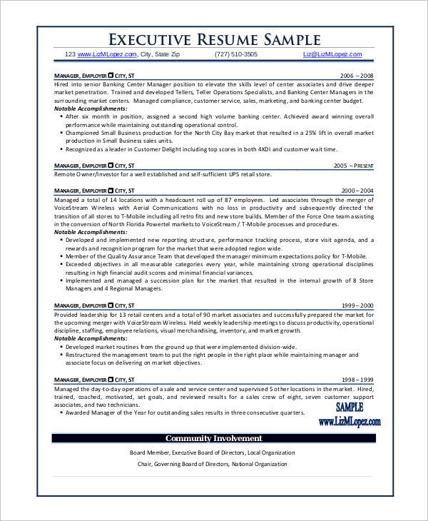 FREE 10+ Sample Resume Templates in MS Word PDF Excel